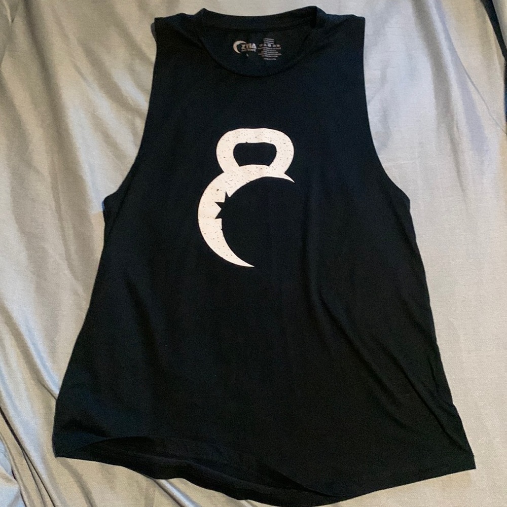 Zyia kettle bell workout tank top.